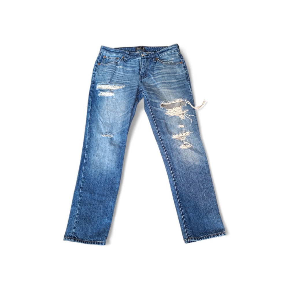 Abercrombie & Fitch Blue Boyfriend Jeans